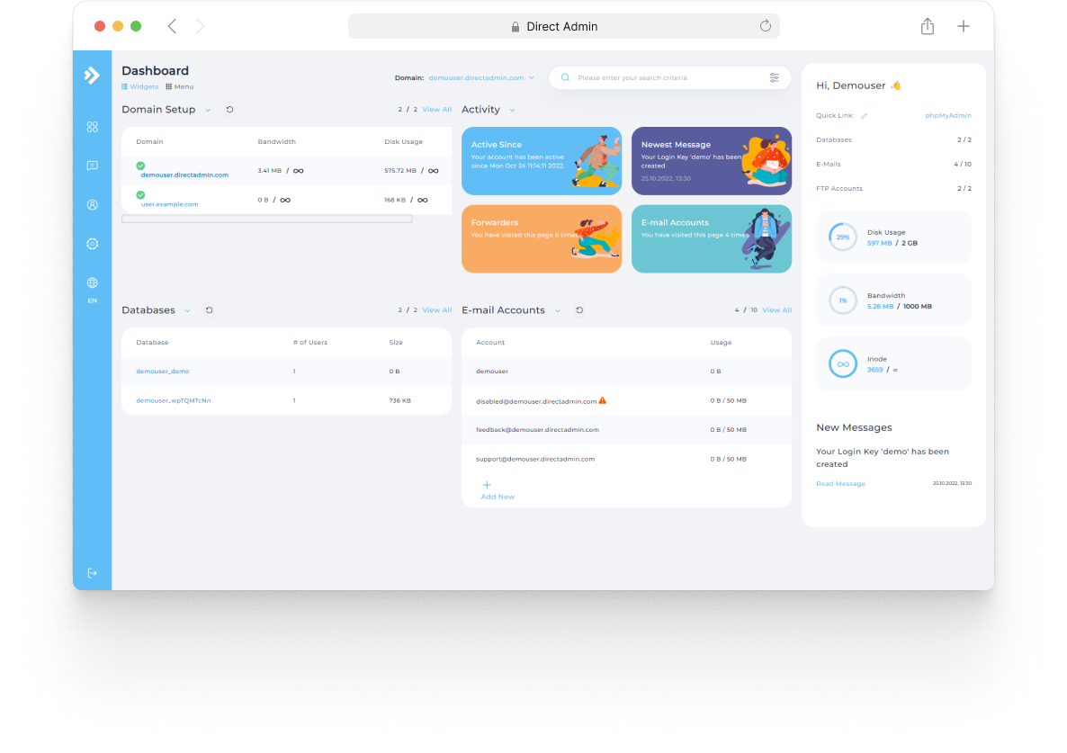DirectAdmin Control Panel