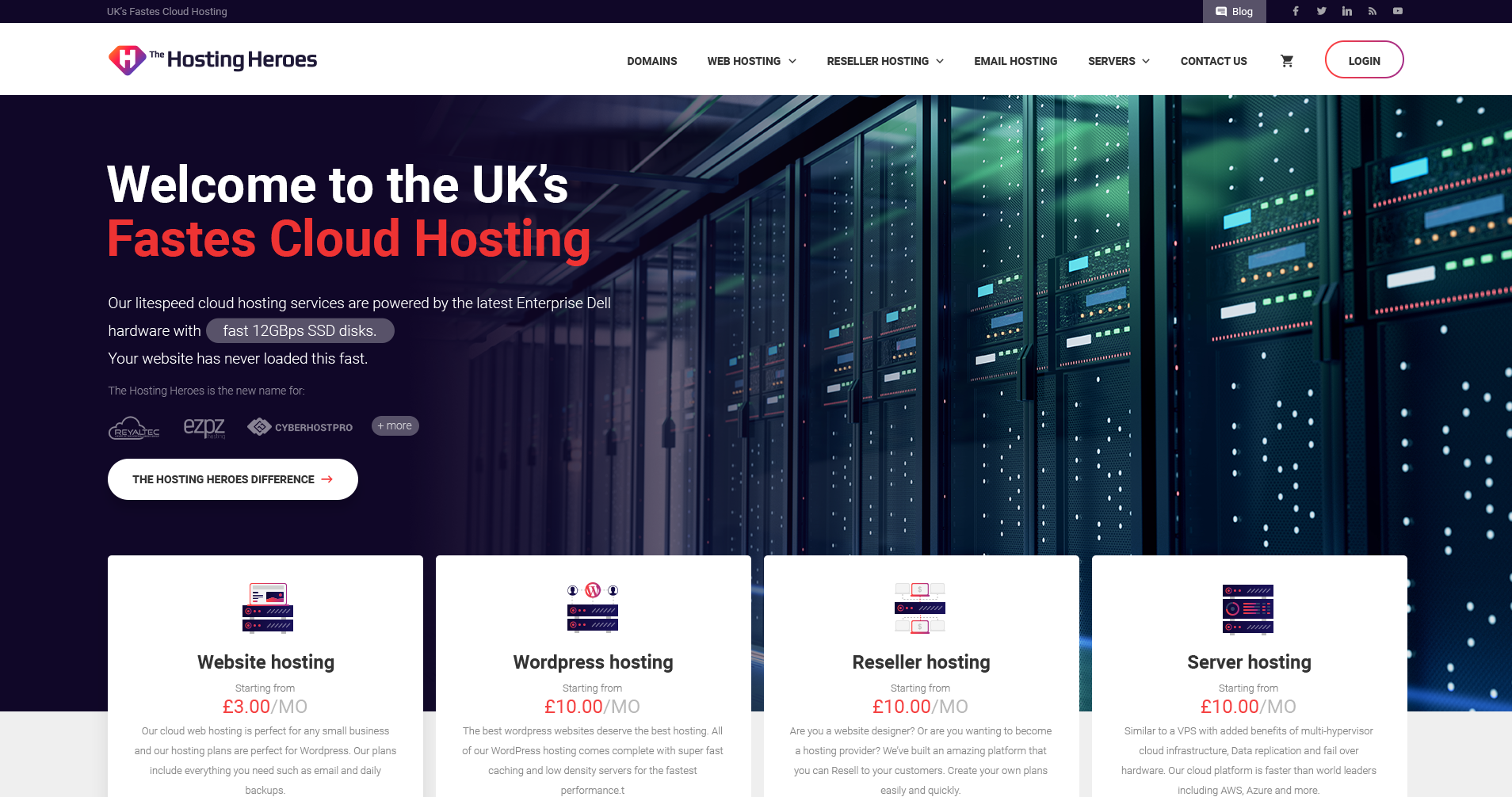 UK Reseller Hosting - DirectAdmin - Low Cost - WHMCS Ready